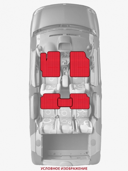 ЭВА коврики «Queen Lux» стандарт для Volkswagen Touareg Hybrid